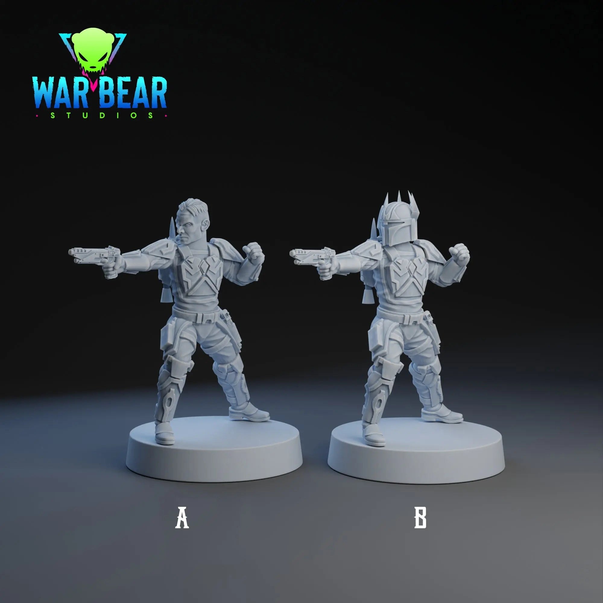 Enforcer Leader | War Bear Studios | 1:48 Scale | 35mm | DnD, Pathfinder, TTRPG