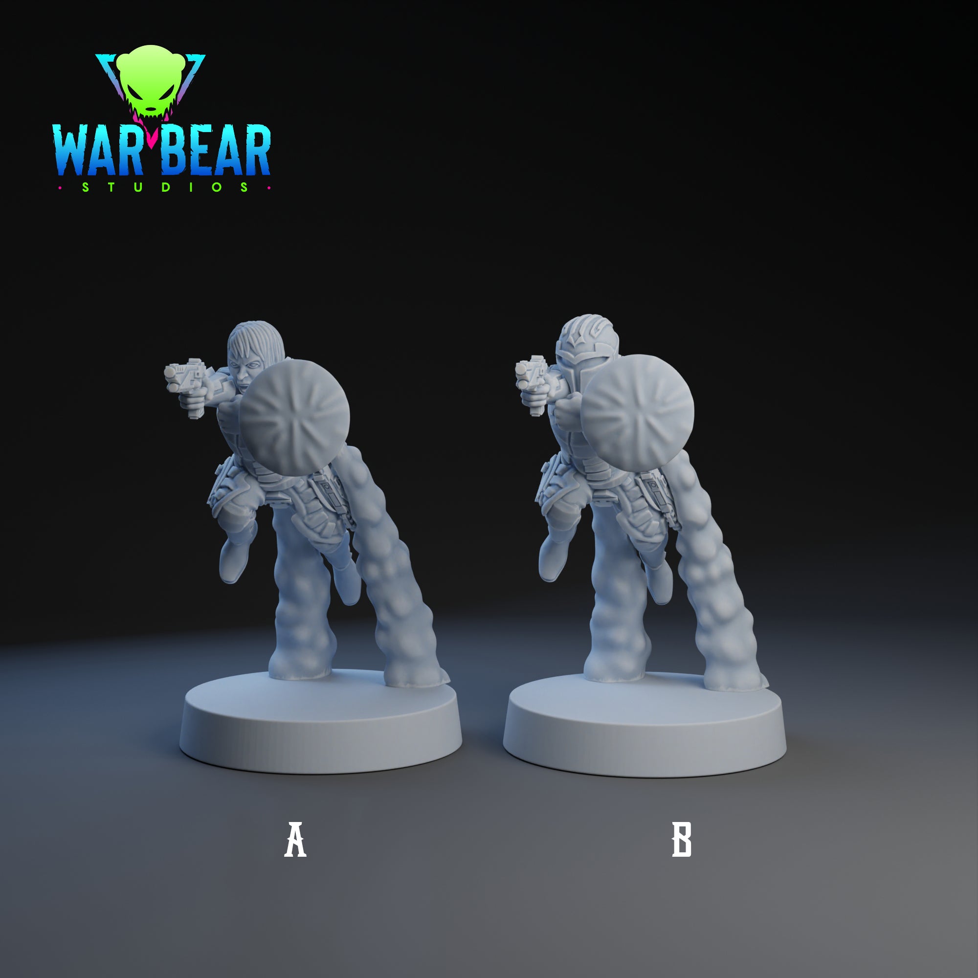 Enforcer Lieutenant | War Bear Studios | 1:48 Scale | 35mm | DnD, Pathfinder, TTRPG