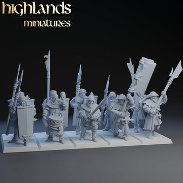 Gallian Men at Arms | Highlands Miniatures | 32mm
