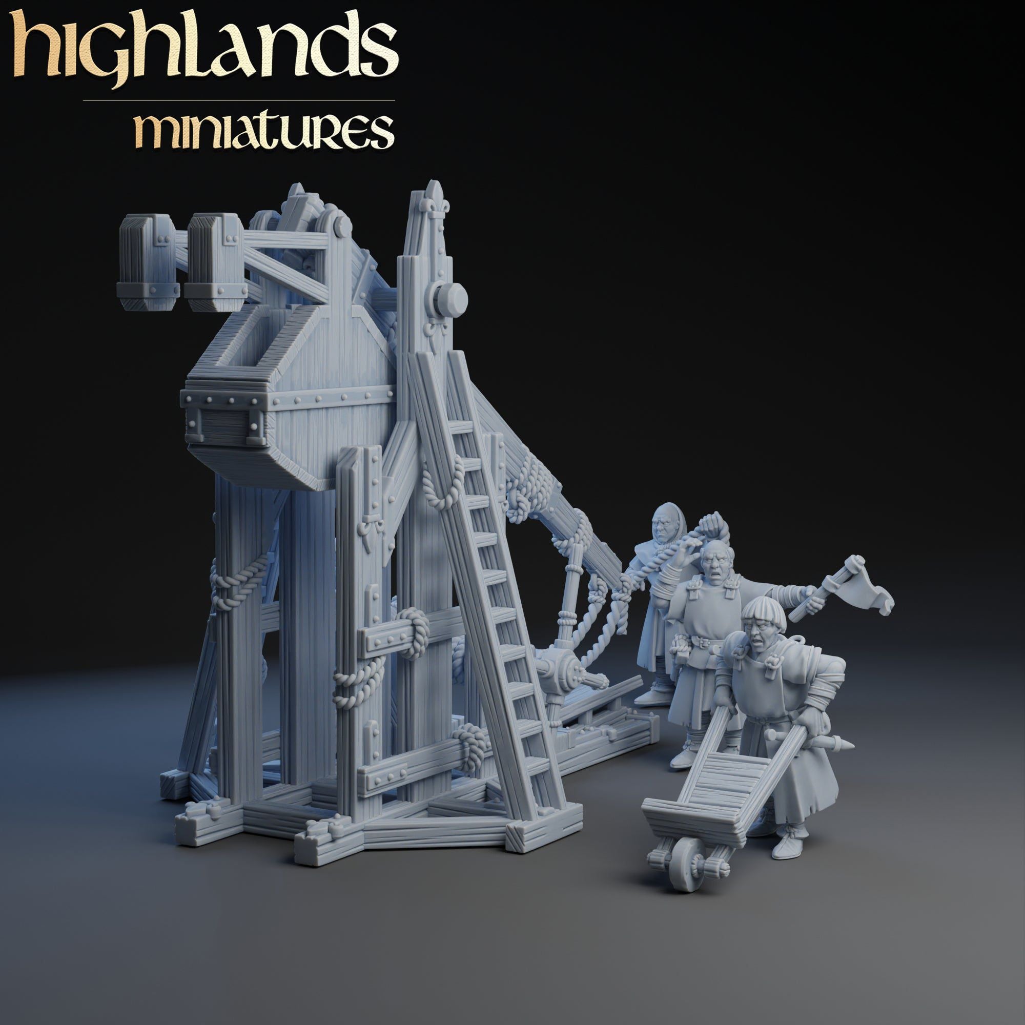 Gallia Trebuchet | Highlands Miniatures | 32mm
