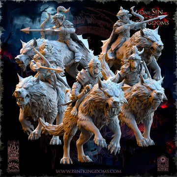 Black Horde Goblins Desert Riders Archers | The Beholder Miniatures | 32mm | DnD, Pathfinder, TTRPG