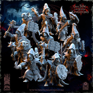 Black Horde Goblins with Melee Weapons | The Beholder Miniatures | 32mm | DnD, Pathfinder, TTRPG