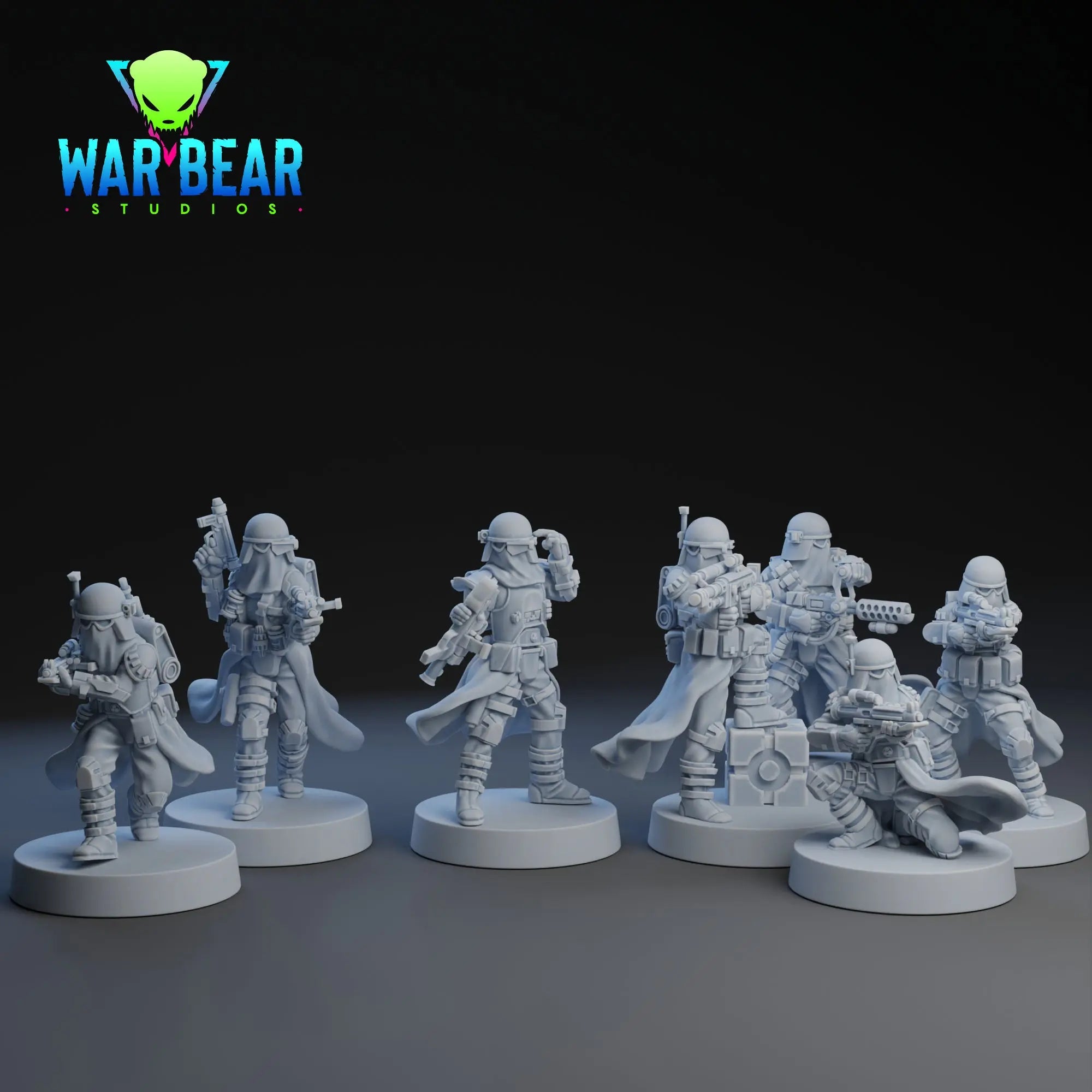 Imperial Winter Soldiers | War Bear Studios | 1:48 Scale | 35mm | DnD, Pathfinder, TTRPG