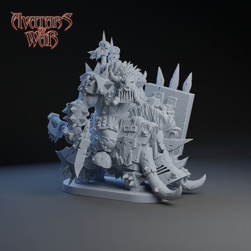 Iron Orc on Boar | Avatars of War | 32mm