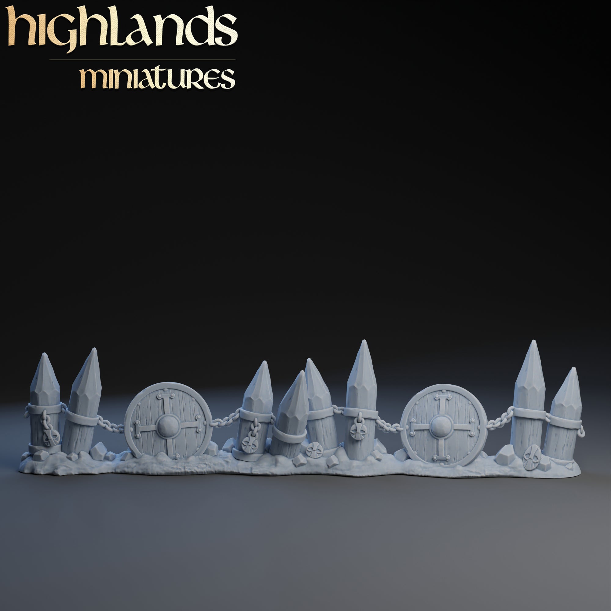 Marksmen Barricade | Highlands Miniatures | 32mm