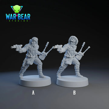 Winter Nerf Herder 1 | War Bear Studios | 1:48 Scale | 35mm | DnD, Pathfinder, TTRPG
