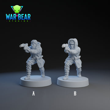 Winter Nerf Herder 2 | War Bear Studios | 1:48 Scale | 35mm | DnD, Pathfinder, TTRPG