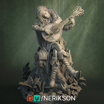 Lisa the Bard | Nerikson | Sculpture | Diorama | Collectible | Display Model