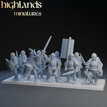 Sunland Troops with Swords | Highlands Miniatures | 32mm