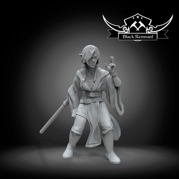 The Monk - Mystical Warrior Academy ‧ Black Remnant ‧ 1:48 Scale ‧ 35mm