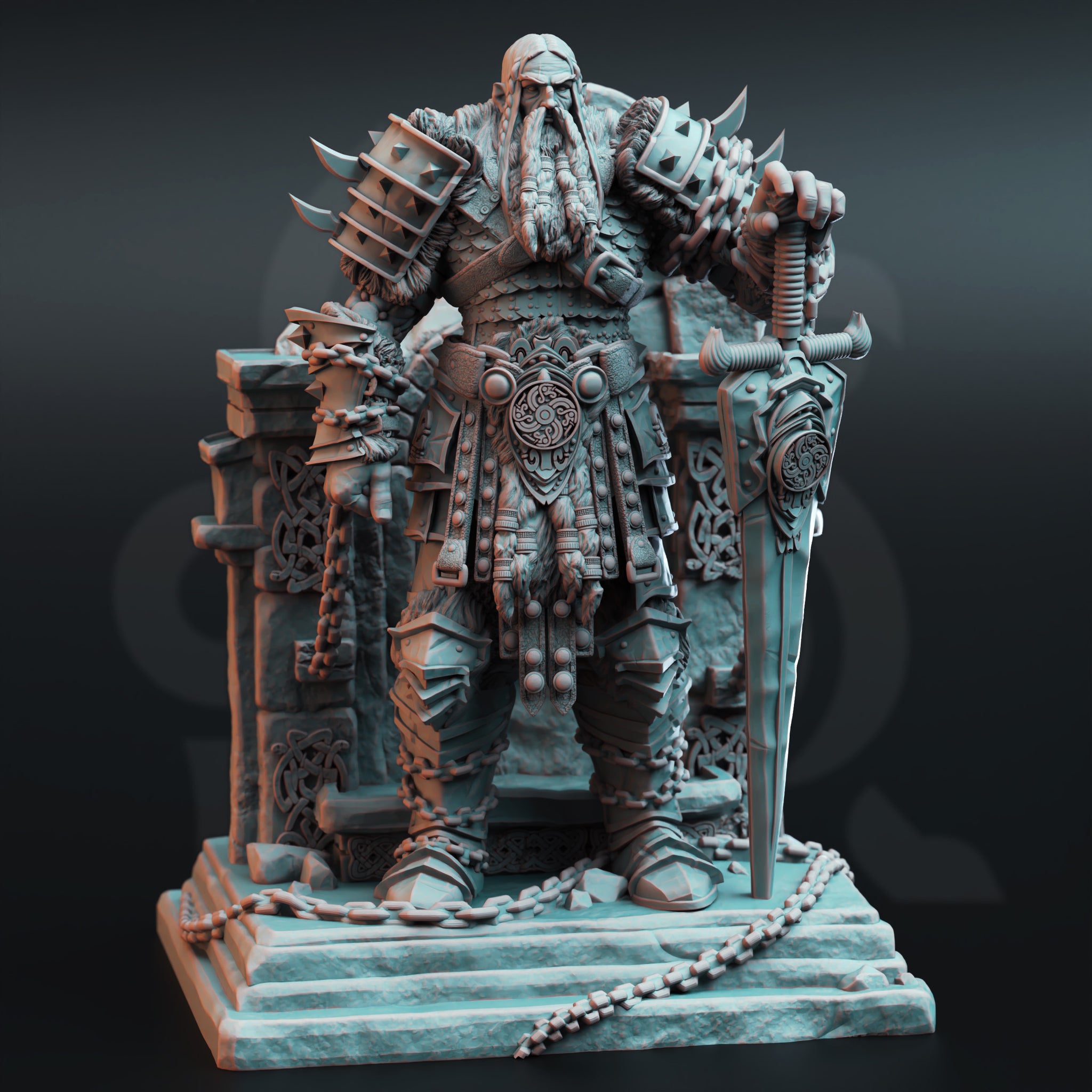 Vurimandi - The Entombed Giant King | DM Stash | 32mm | DnD, Pathfinder, TTRPG