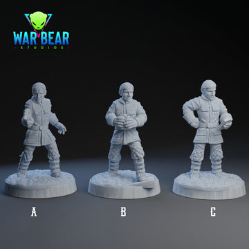 Winter General | War Bear Studios | 1:48 Scale | 35mm | DnD, Pathfinder, TTRPG