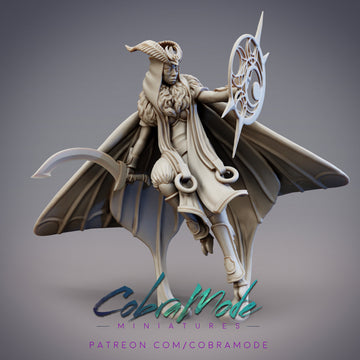 Acharya, Noctuoidea Moth Mage | CobraMode | 32mm | DnD, Pathfinder, TTRPG