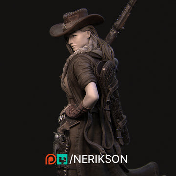 Jane The Gunslinger | Nerikson | Sculpture | Diorama | Collectible | Display Model
