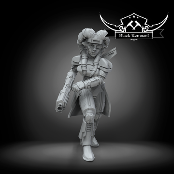 Tentacle Warrior in Heavy Armor | Black Remnant | 1:48 Scale | 35mm