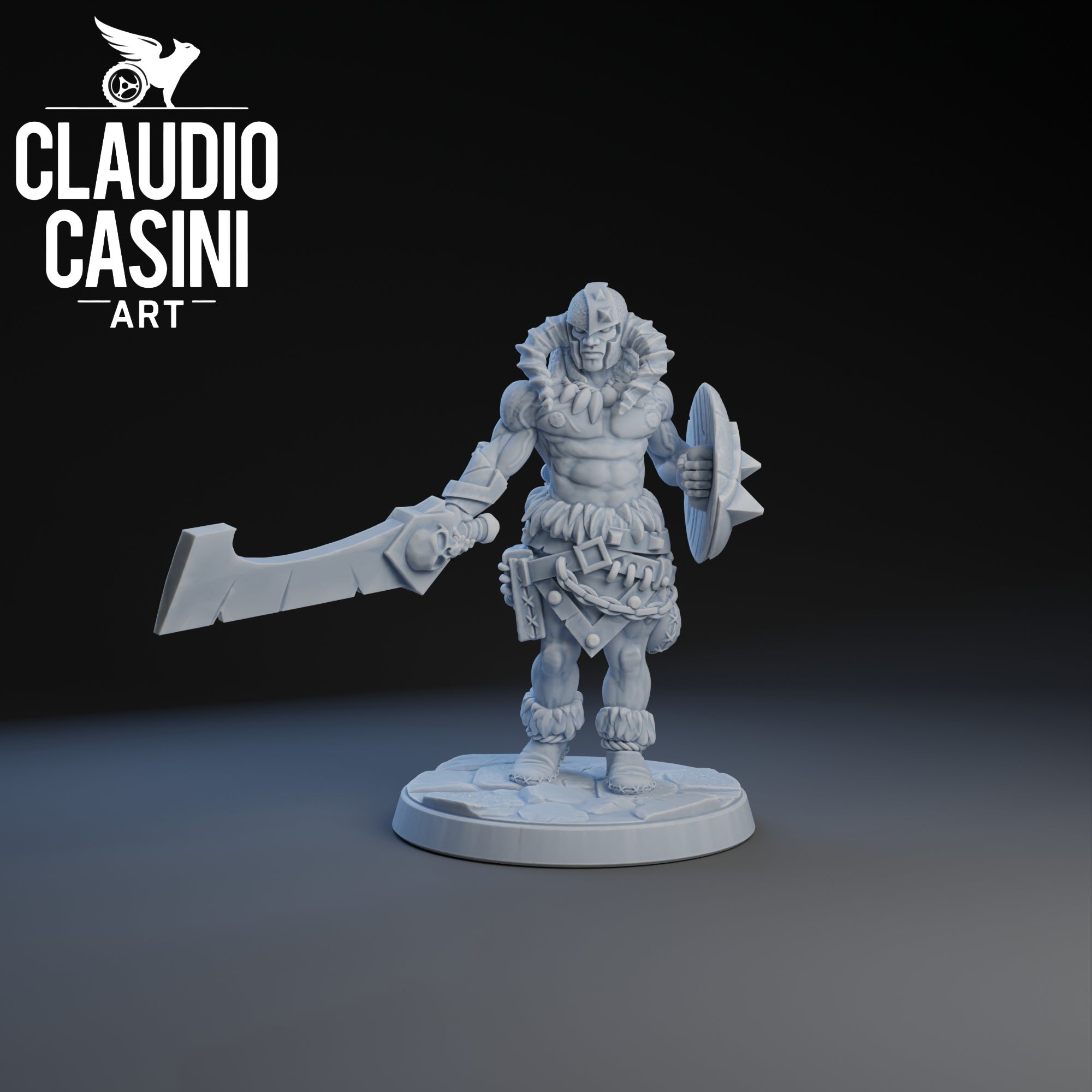 Viking Barbarian | Claudio Casini Art | 32mm