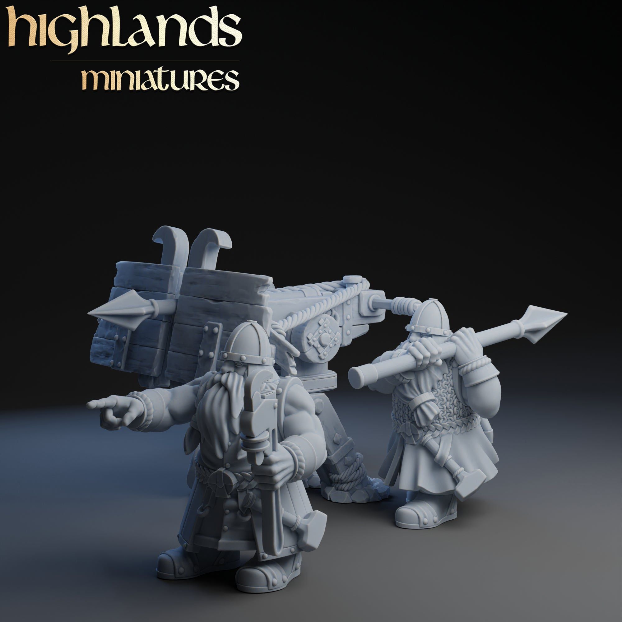 Dwarven Ballista | Highlands Miniatures | 32mm