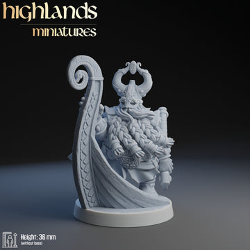 Le Seigneur des Sceaux Nain | Miniatures des Hautes Terres | 32mm