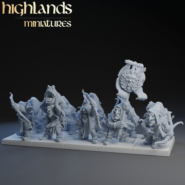 Goblin Archer Regiment | Highlands Miniatures | 32mm