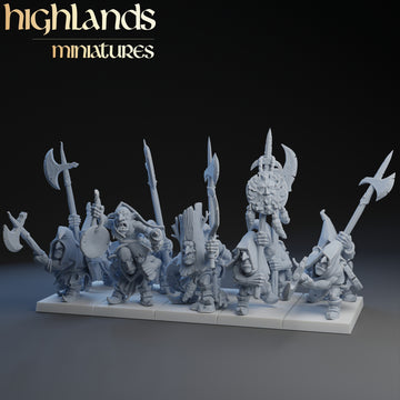 Goblin Pikes Regiment | Highlands Miniatures | 32mm