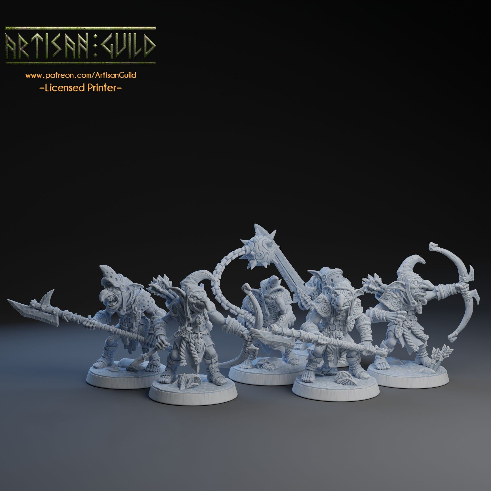 Faldorn Goblins | 6 Varianten | Artisan Guild | 32mm