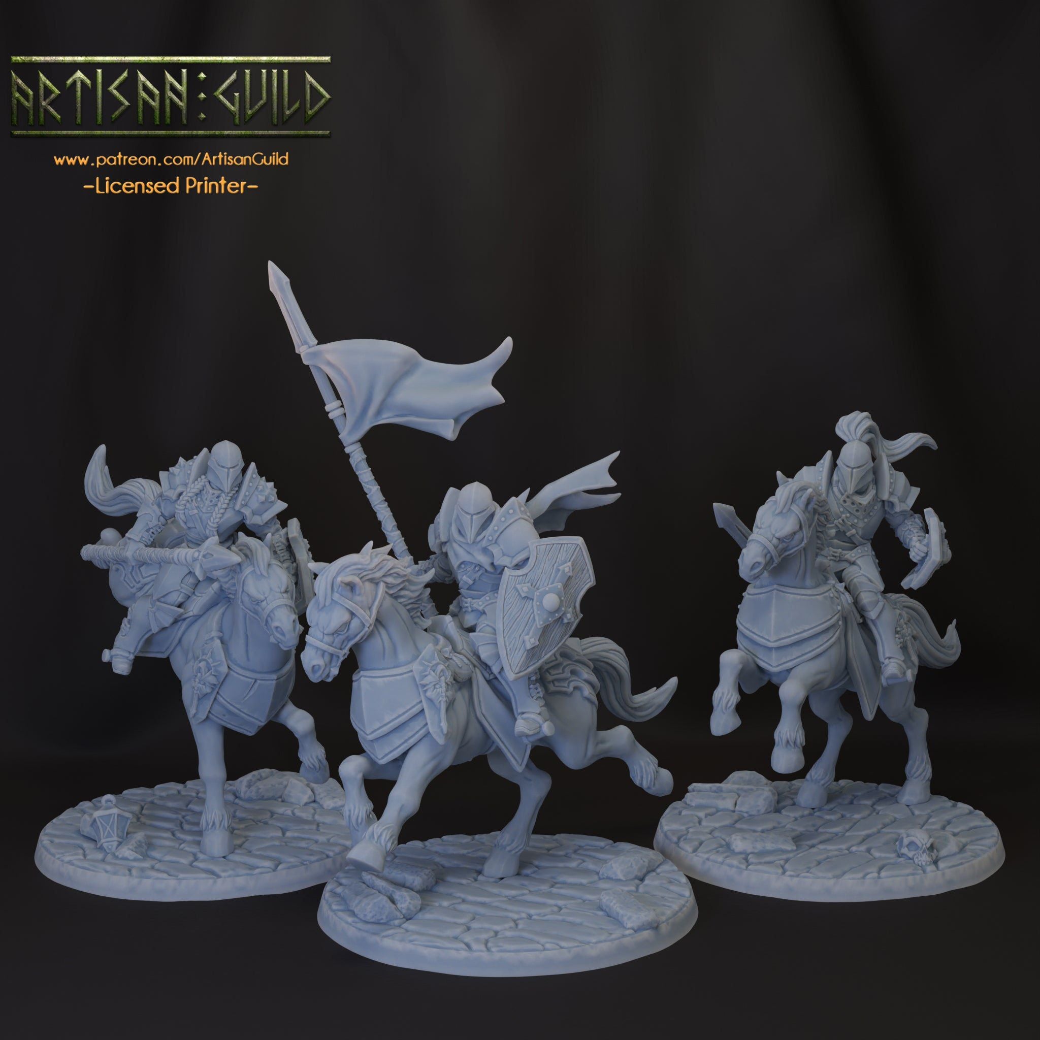 Fighters Guild Riders | 3 Varianten | Artisan Guild | 32mm