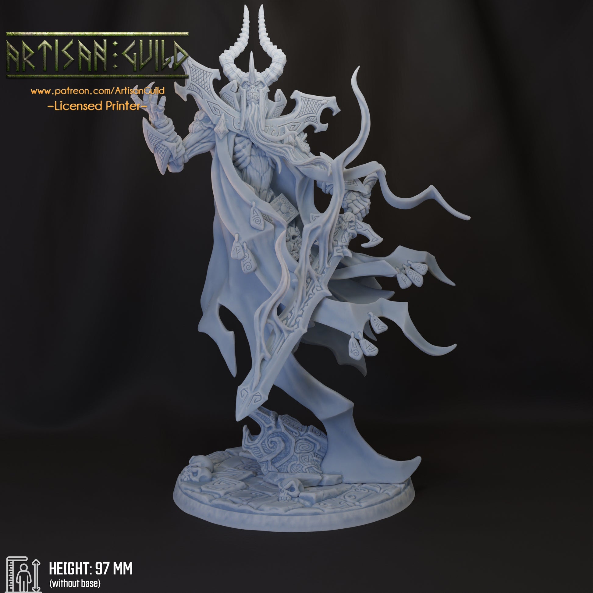 King Skutagaard - the Lich Lord ‧ Artisan Guild ‧ 32mm.
