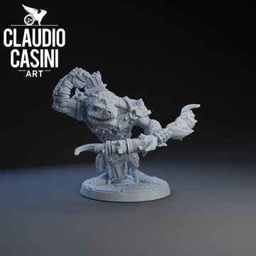 Troglodyte with Bow | Claudio Casini Art | 32mm