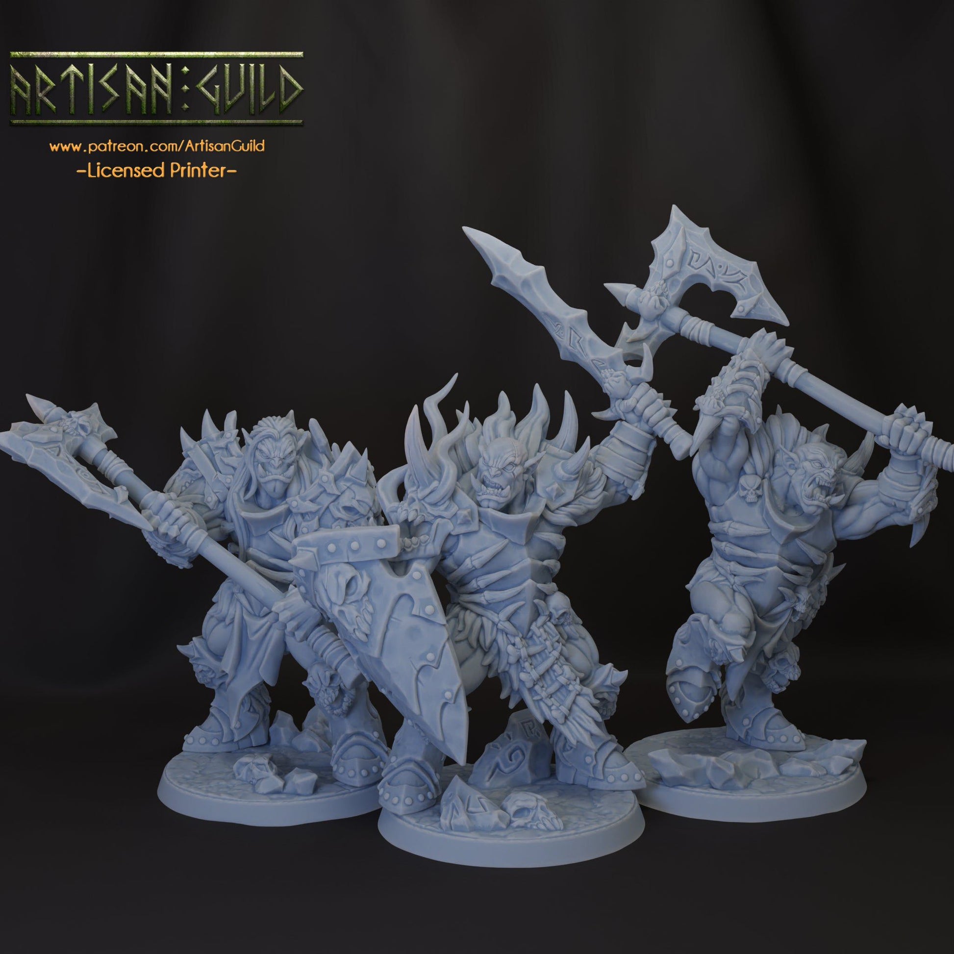 Frostmetal Orcs (männlich) ‧ 3 Varianten ‧ Artisan Guild ‧ 32mm.