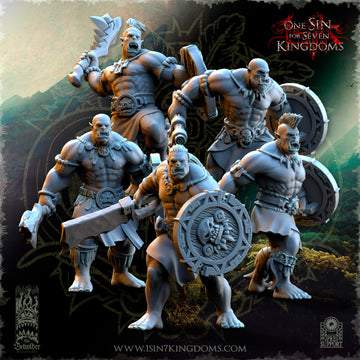 Salanaar Orc Warriors ‧ 5 Varianten ‧ The Beholder Miniatures ‧ 32mm