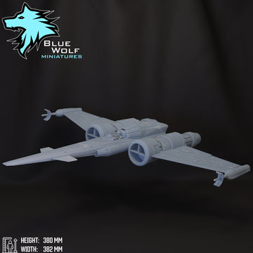 Republic Z-95 Kopfjäger ‧ Blue Wolf Miniatures ‧ 1:48 Scale ‧ 35mm.