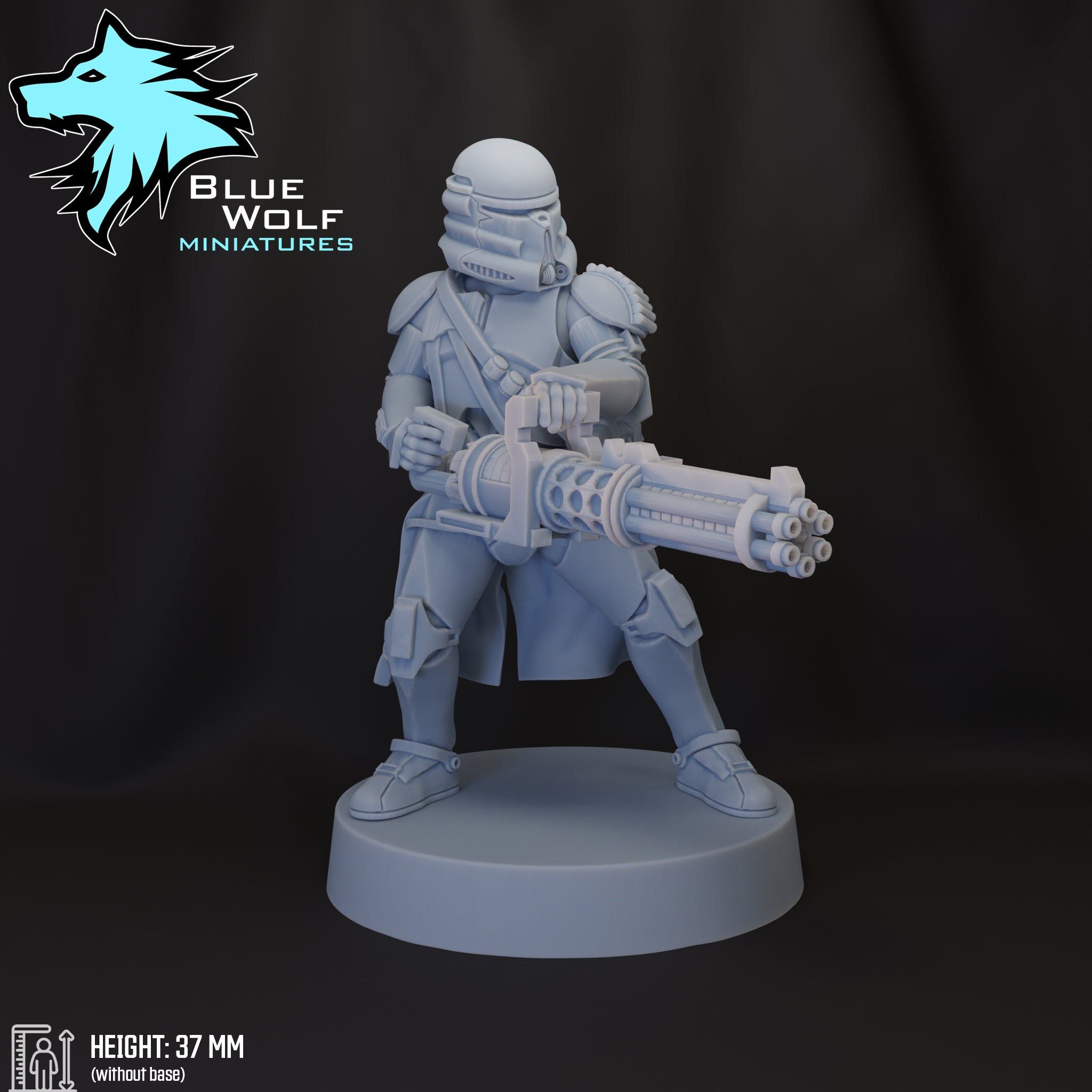 Airborne Heavy Trooper ‧ Blue Wolf Miniatures ‧ 1:48 Scale ‧ 35mm.