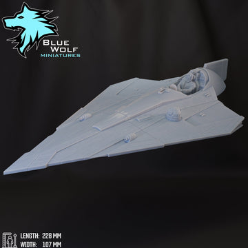 Republic General Starfighter ‧ Blue Wolf Miniatures ‧ 1:48 Scale ‧ 35mm.